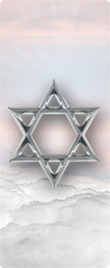Star of David Pink-Silver